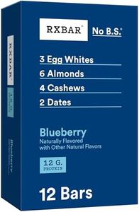 RXBAR, Blueberry, Protein Bar, 1.83 Ounce (Pack of 12) Breakfast Bar, High Protein Snack