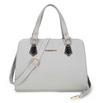 WOMEN MARKS, Women's PU Handbags, with Internal Pocket, Pretty Look in Multiple Colors for women (WHITE)