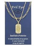 Tarsus Evil Eye Necklace Gold Mal D