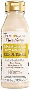 Creme Of Nature Coconut Oil & Shea Butter Conditioner By,Dry Defense For Damaged Hair, Formula With Pure Honey, 12.07 Fl Oz