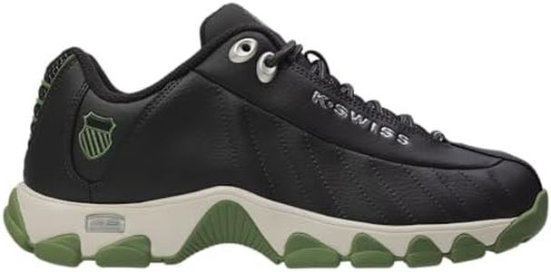 K-Swiss Men's ST329 CMF Sneaker, Asphalt/Blanc/Watercress, 8 XW