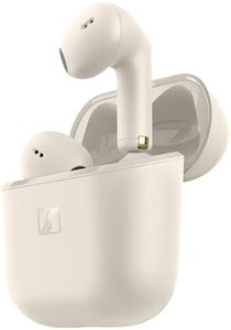 Sennheiser ACCENTUM Open True Wireless Earbuds-Smart Touch Controls, Lightweight & Breathable Design, Upto 28H Battery, Quick Charging, Multipoint Connectivity (8 Devices),IPX4 Splash Resistance-Cream