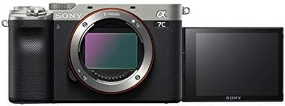 Sony Alpha 7 C Full-frame Mirrorless Interchangeable Lens Camera (Compact and Lightweight, Real-time Autofocus, 24.2 Megapixels, 5-Axis Stabilisation System, Large Battery Capacity) - Silver