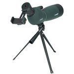 SVBONY SV28 PLUS Spotting Scopes with Tripod, 25-75x70 Angled Spotter Scope with Phone Adapter, IP65 Waterproof Fogproof Long Range Spotting Scope for Target Shooting, Birding, Hunting