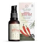 Juicy Chemistry Chilli, Horsetail & Blackseed Hair Oil, 100 ml | Enriched with Rosemary Oil for Hair Growth & Kalonji Oil to Control Hair Fall | For Healthy Hair| Dermatologically Tested