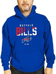 Bills Hoodie Fleece Sweatshirt for Men and Women - Royal Blue, 3X-Large