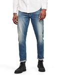 G-Star Men's 3301 Regular Tapered Jeans, Blue (vintage azure 51003-C052-A802), 34W / 32L