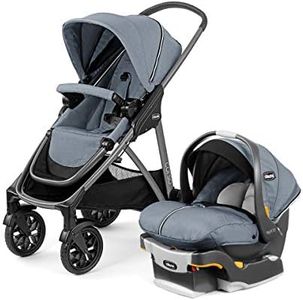 Chicco Corso Modular Travel System, Corso Stroller with KeyFit 30 Zip Infant Car Seat and Base, Stroller and Car Seat Combo, Infant Travel System | Silverspring/Grey