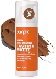 Carpe Primer Face Makeup Base ~New~ Zinc Mineral Sunscreen Face SPF 25 (Deep Tint Primer) Lasting Matte Primer For Oily Skin And Tinted Sunscreen