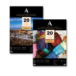 ArtRight Mixed Media Combo of A4 Watercolor Paper (20 Sheets) & A4 Sketching Paper (20 Sheets), 300 GSM Handmade Papers for Watercolour, Acrylic, Ink, Charcoal, Pencil and Mixed Media