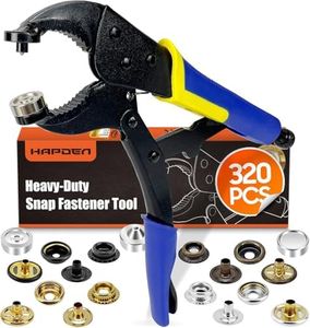 Snap Tool for Boat Covers, Heavy-Duty Snap Fastener Tool, Snap Installation Tool 15mm Metal Snaps Repairing Boat Covers