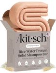 Kitsch Rice Water Shampoo Bar for Hair Growth 91g – Strengthening Hair Bar Shampoo for Men and Women – Reduce Breakage, Boosts Shine – Paraben, Silicone & Sulfate-Free, Vegan Hair Care