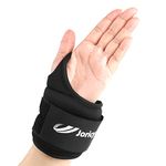 Wrist Weights with Thumb Loops Lock for Men Women Kids 4LBS Pair (2 LB Each Weight) Arm Ankle Weights Weighted Gloves for Running Walking Jogging Strength Training Gym Workout Cardio Exercises, Black