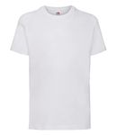 Fruit of the Loom Childrens T Shirt in White Size 7-8