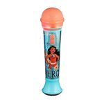 Moana Sing Along Karaoke Microphone for Kids, Built in Music, Flashing Lights, Pretend Mic, Toys for Kids Karaoke Machine, Connects MP3 Player Aux in Audio Device