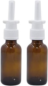 Snoot! 30 ml Amber Glass Nasal Sprayers for Intranasal Insulin, Colloidal Silver and Saline Solutions - dispenses .1 ml or 10 IU Brand-Refillable & Reusable