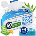 XL Body Wipes for Adults Bathing No