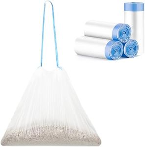 80PCS Cat Litter Liners Bags Compatible with LitterMaid/Nature's Miracle Waste Receptacles - Disposable Refill Bags with Handles