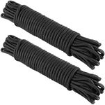 KOHAND 2 Pack 20 M x 8 MM Black Nyl