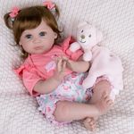 Milidool Realistic Reborn Baby Dolls Girl - Realistic Baby Dolls Girl Real Looking 22 inch Doll with Soft & Poseable Body, Lifelike Newborn Baby Doll That Look Real, Kids Gift for 3+ Years Old