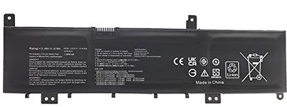 AKKEE C31N1636 Laptop battery for Asus VivoBook Pro 15 N580VN N580VD N580GD X580V X580VN X580GD X580VD NX580V NX580VD ZenBook Pro 15 UX502VD M580VD 47Wh 4165mAh