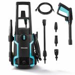 Pro-Kleen Pressure Washer Jet Wash Power Electric High Performance Cleaner For Patio and Car 1600W - Portable Washers For Cleaning Drives, Walls, Vehicles, Garden Furniture