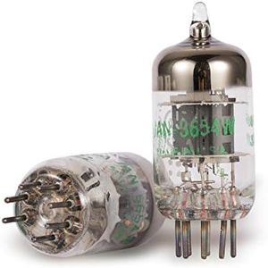 JAN 5654w Tubes - 2 Pieces 7-Pin GE JAN 5654W Valve Tubes Vacuum Tubes Upgrade for 6AK5 / 6J1 / 6J1P / EF95 Valve