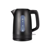 Amazon Basics Electric Kettle 1.7L, 3000 W, BPA-Free with 360° Base, Auto Shut-Off and Removable Anti-Scale Filter, Matte Black