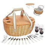 STBoo Picnic Basket for 4, Insulate