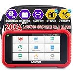 LAUNCH CRP123E obd2 code reader for 4 System (Engine ABS SRS AT) car diagnostic tool with 7 Reset service Oil/EPB/SAS/BMS/Throttle/DPF Reset, ABS Bleed Update to 32G RAM Lifetime update, Auto Vin