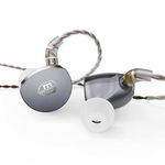 BASN MTPro in Ear Monitors, 14.5mm Planar HiFi IEM Headphones with CNC Process and 4-Core Litz OCC Single-Crystal Copper Cable for Musicians(Metallic Gray)