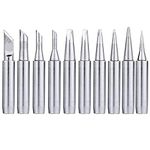 Yakamoz 10Pcs 900M-T Soldering Iron Tips Kit Solder Welding Tips Replacement Accessories for Hakko, Atten, Quick, Aoyue, Yihua, Vastar, Sywon, Tabiger, Soaiy Soldering Station