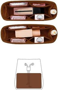 KINGS IN BAG Luxury Bag Organizer with Silky Satin, Multiple Pockets, Lightweight for Daily Use (Gold, Neonoe MM)