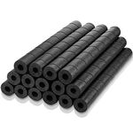 Fulmoon All Ages 16 Pcs Swim Noodle Black Pool Noodles Foam Noodle Multi Purpose Spiral Cushioning Noodle Foam Tubing For Wrap Cars, Doors, Windows, Poles