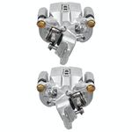 AutoShack Rear Brake Calipers Assembly Pair Set of 2 Driver and Passenger Side Replacement for 1998-2001 2002 2003 2004 2005 2006 2007 Honda Accord 2004-2008 Acura TSX 2.3L 2.4L 3.0L V6 FWD BC29744PR