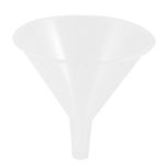 Sourcingmap 5.9'' Mouth Dia Laboratory Clear White Plastic Filter Funnel 150ml