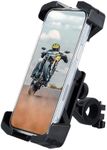 GARGOYLE BELLS Motorcycle Phone Mount Bike Phone Holder for Bicycle Scooter Universal Motorcycle Handlebar Cell Phone Clamp for iPhone/Galaxy 4.92"-7" Smartphones (Black, 1Pack)