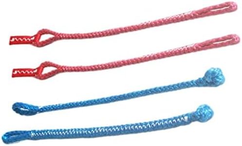 chiwanji 4X Kiteboarding Pigtails Set Kitesurfing Kitesurf Pigtails Durable 1000kg Supplies, Red Blue