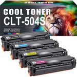 Cool Toner CLT-P504C P504C Compatible for Samsung C1810W Toner Cartridges CLT-P504S Xpress C1860FW CLP-415NW CLP-415N CLX-4195N CLX-4195FN CLX-4195FW (CLT-K504S CLT-C504S CLT-M504S CLT-Y504S, 4-Pack)