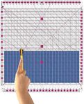 Quilting Ruler- 12.5 * 12.5" Slotte