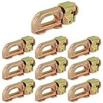 US Cargo Control L Track Double Stud Fitting, Use with L Track Rails in Your Truck, Van, Or Trailer to Create Instant Tie-Down Anchor Points, Working Load Limit of 1,666 Pounds, 10 Pack