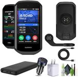 Garmin Edge 1050, Premium Bicycle Computer, Advanced Bicycle Training and Group Ride Features & Messaging, Built-in Speaker, Road Hazard Alerts Bike-Computer Bundle with Cleaning Kit + Accessories