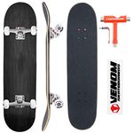 Skateboard Complet M.Y X-Skate 31" - Double Kick - Débutants - Roulements ABEC 7 - 7 Plis