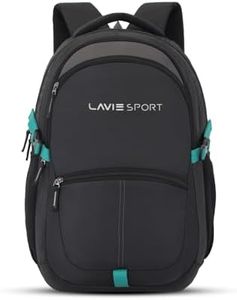 Lavie Sport 48cm Titan 29 litres Casual Backpack with Laptop Sleeve for Men & Women | Rain Cover Backpack for Boys & Girls