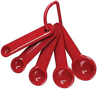 KitchenAid Measuring Spoons, Empire Red (Pack of 5)