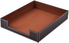 Leather Letter Tray, Office Supplie