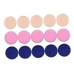 Ipetboom 15pcs Round Puff Soft Makeup Puff Heart Shaped Cake Pans Cosmetic Powder Puff Blending for Makeup Blending Make up Puff Polyester Puff Double Sided