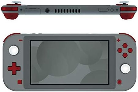 eXtremeRate Scarlet Red Replacement ABXY Home Capture Plus Minus Keys Dpad L R ZL ZR Trigger for Nintendo Switch Lite, Full Set Buttons Repair Kits with Tools for Nintendo Switch Lite