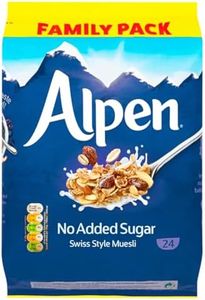 Alpen No Added Sugar Swiss Style Muesli Wholegrain Oat Wheat Breakfast - 1.1kg