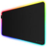 Black Shark RGB Mouse Pad 35.4"x15.75"x0.15" Extended Desk Mat with Smooth Surface and 11 Lighting Effects, Desk Pad with Anti-Fray Stitched Edges and Non-Slip Rubber Base, Gaming Mouse Pad Manta P7